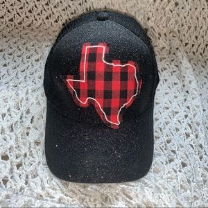 Sparkly Texas Ponytail Baseball Cap